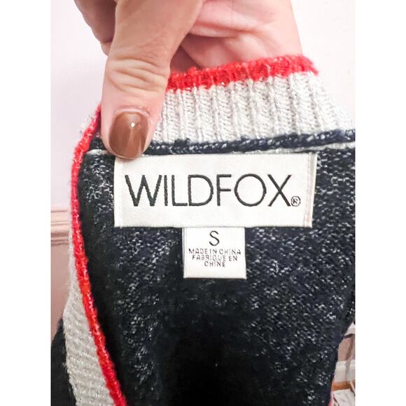 WildFox Malone 78 Sequin Embellished Sweater Size Small - Picture 6 of 7